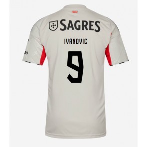 Benfica Franjo Ivanovic #9 Udebanetrøje 2025-26 Kortærmet